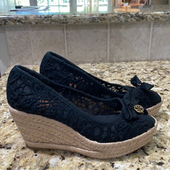 Tory Burch Shoes - TORY BURCH espadrille wedges.  7